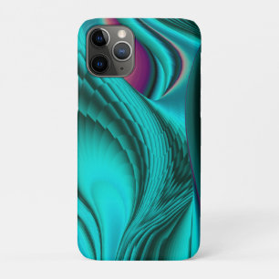 Futuristic Abstract 3D Metallic Rainbow Art iPhone 11 Pro Case
