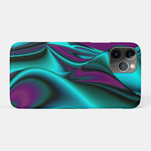 Futuristic Abstract 3D Metallic Rainbow Art iPhone 11 Pro Case