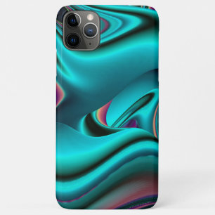 Futuristic Abstract 3D Metallic Rainbow Art iPhone 11 Pro Max Case