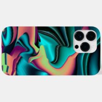 Futuristic Abstract 3D Metallic Rainbow Art