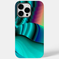 Futuristic Abstract 3D Metallic Rainbow Art