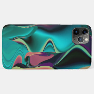 Futuristic Abstract 3D Metallic Rainbow Art iPhone 11 Pro Max Case