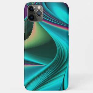 Futuristic Abstract 3D Metallic Rainbow Art iPhone 11 Pro Max Case