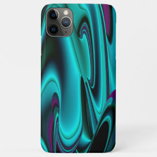 Futuristic Abstract 3D Metallic Rainbow Art iPhone 11 Pro Max Case