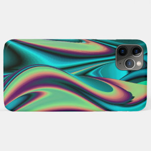 Futuristic Abstract 3D Metallic Rainbow Art iPhone 11 Pro Max Case