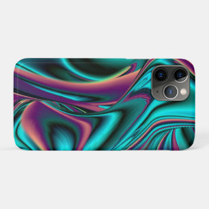 Futuristic Abstract 3D Metallic Rainbow Art iPhone 11 Pro Case