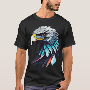 Futuristic American Eagle basic Dark T-shirt