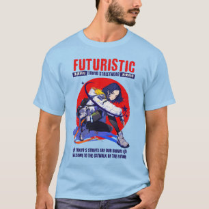 Futuristic   Anime Design   Casual T-Shirt