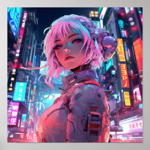 Futuristic Art Poster: Captivating Ludo ne Agni Om Poster