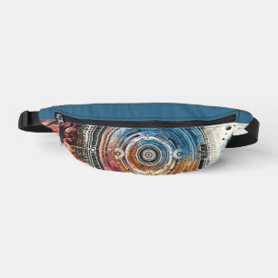 Futuristic Batik Cosmic Art – Space Design Bum Bags