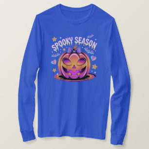 Futuristic Chrome Jack-O’-Lantern Halloween T-Shir T-Shirt