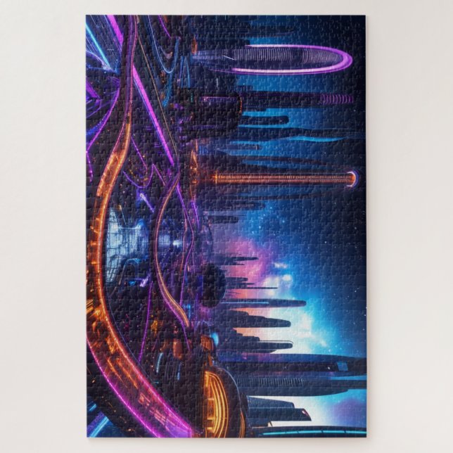 Futuristic City 3 Jigsaw Puzzle (Vertical)