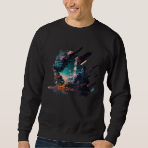 Futuristic City of Japan Sweatshirt