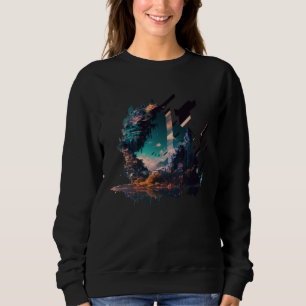 Futuristic City of Japan Sweatshirt