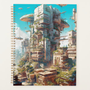 Futuristic City Science Fiction Art Planner