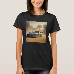 Futuristic Classic Sports Car Race Racing Alien Pl T-Shirt