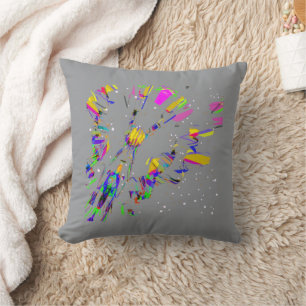 Futuristic Digital Art Creations Cushion
