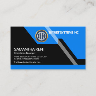 Futuristic Dynamic Colourful Stunning Business Card