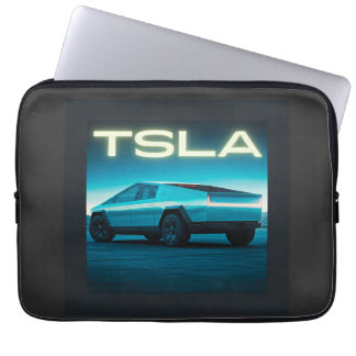 Futuristic Electric Pickup Truck Laptop Sleeve