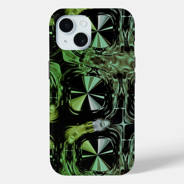Futuristic Electric Plasma Fractal Design Case-Mate iPhone Case (Back)
