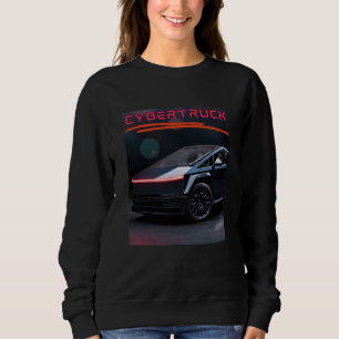 Futuristic Electric Truck   Cybertruck Inspired EV Sweatshirt