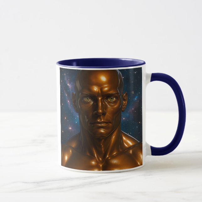 Futuristic galaxy android mug (Right)