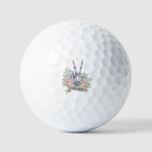 Futuristic Geometric Crop Circle Mandala Golf Balls