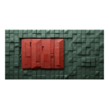 Futuristic Geometric Panel