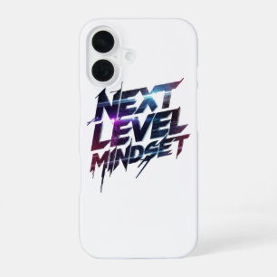 Futuristic Glitch Typography for Success iPhone 16 Case