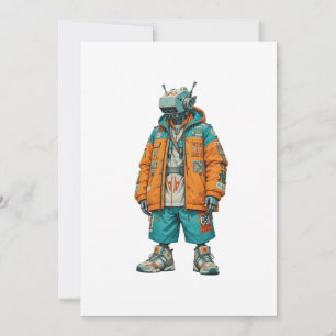 Futuristic Journey in Streetwear Dynamics Invitation