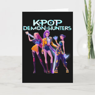 Futuristic K-Pop Style Cyberpunk Girl Group    Card