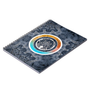 Futuristic Kaleidoscope Pattern Notebook