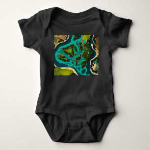 Futuristic Marshlands Baby Bodysuit