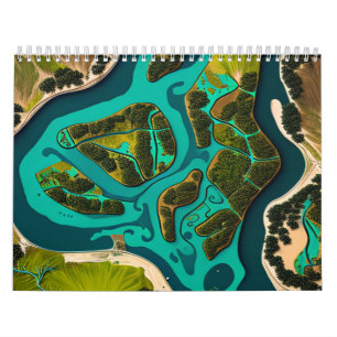 Futuristic Marshlands Calendar