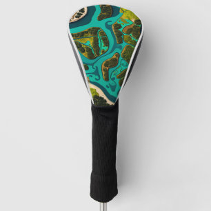 Futuristic Marshlands Golf Head Cover