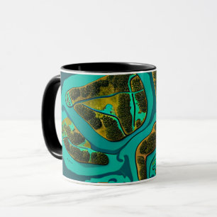 Futuristic Marshlands Mug