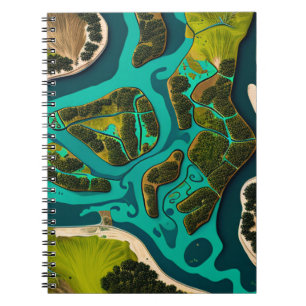 Futuristic Marshlands Notebook