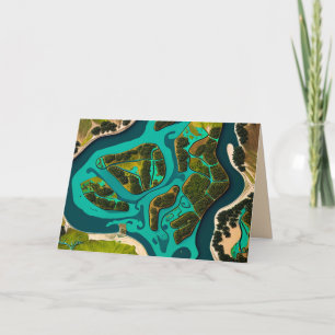 Futuristic Marshlands Thank You Card