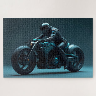 Futuristic Motorcycle Jigsaw Puzzle