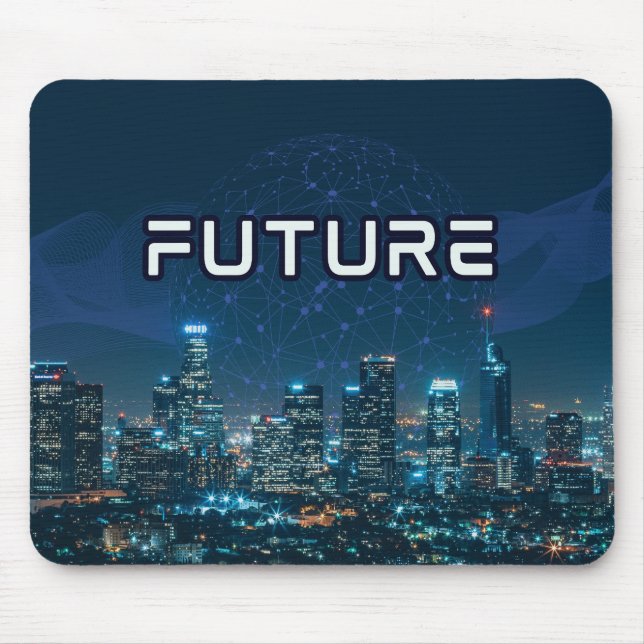 Futuristic Mouse Pad: Sleek, Modern Design Mouse Pad (Front)