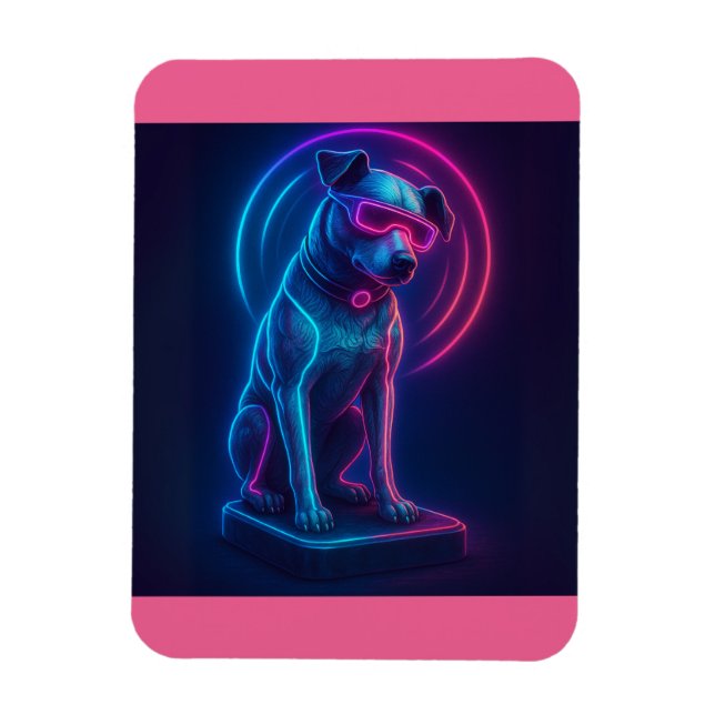 Futuristic Nipper RCA Victor Dog Magnet (Vertical)