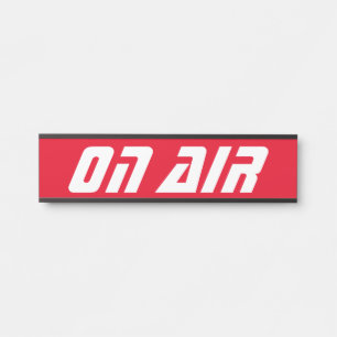 Futuristic On Air Door Sign
