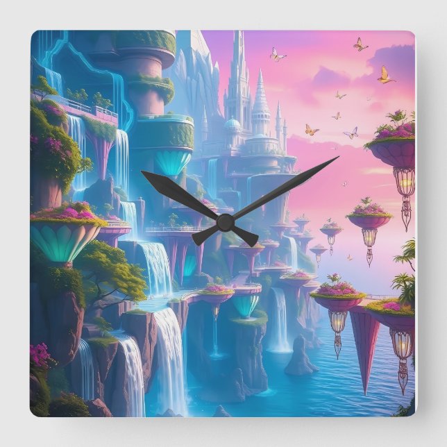 Futuristic planet clock (Front)