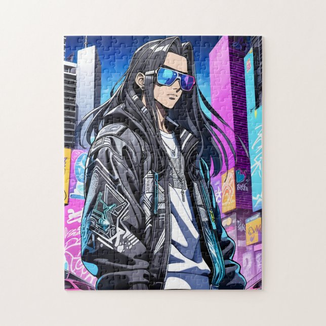 Futuristic Pop Star 0001 Jigsaw Puzzle (Vertical)