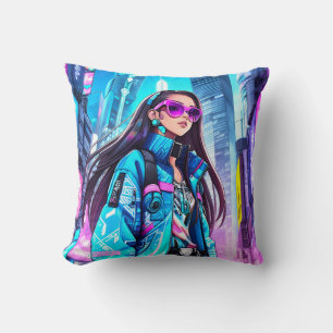 Futuristic Pop Star 0002 Cushion