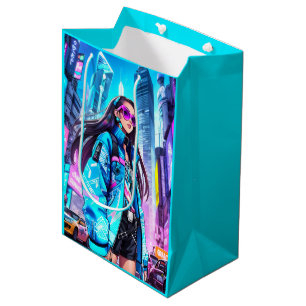 Futuristic Pop Star 0002 Medium Gift Bag