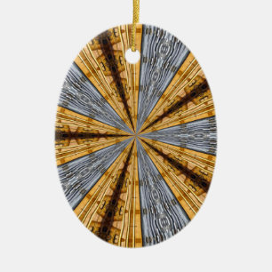 Futuristic Primitive Ceramic Tree Decoration