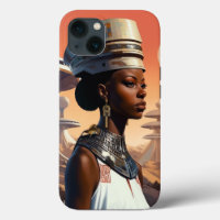 Futuristic Queen Afrofuturistic Science Fiction