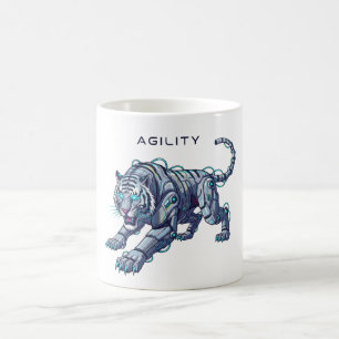 Futuristic Robotic Tiger Coffee Mug