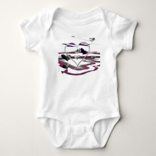 Futuristic Romance Baby Bodysuit